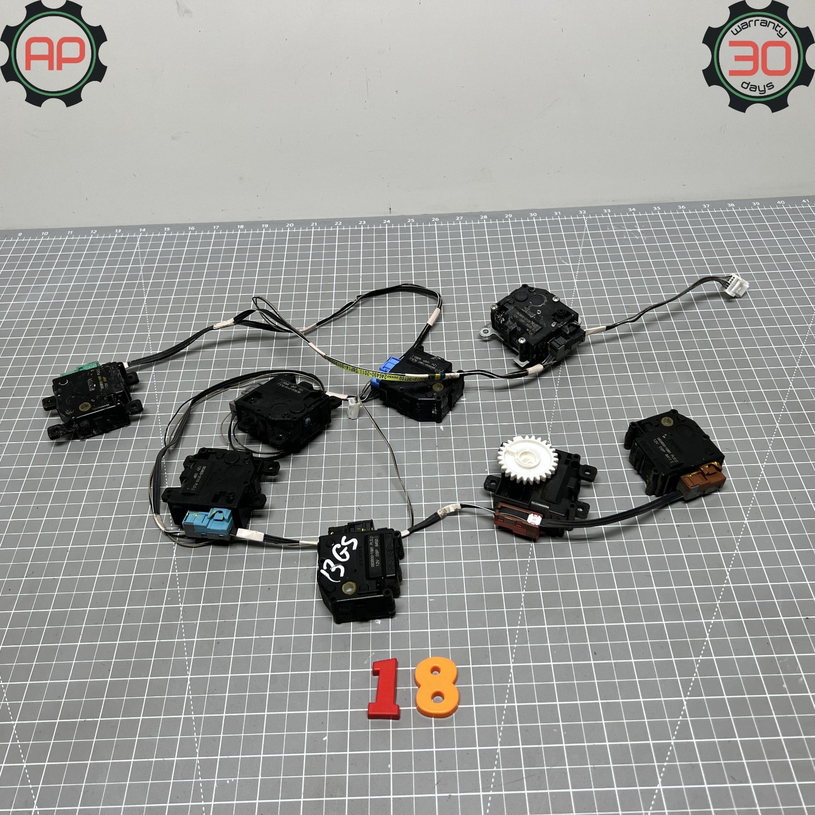13-20 LEXUS GS350 GS450h GS300 AC HEATER FLAP DOOR SERVO MOTOR SET W/ WIRE OEM 13-20 LEXUS GS350 GS450h GS300 AC HEATER FLAP DOOR SERVO MOTOR SET W/ WIRE OEM