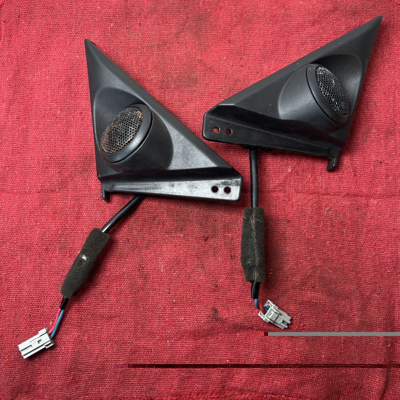 96-00 Honda Civic EX Si 2Dr Coupe Mirror Cover Trim Tweeter Tweeters Pair OEM 96-00 Honda Civic EX Si 2Dr Coupe Mirror Cover Trim Tweeter Tweeters Pair OEM