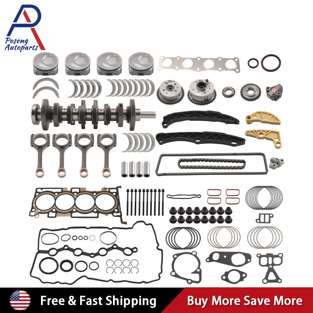 G4KJ Engine Rebuild Overhaul Kit - Crankshaft Rod Timing For Hyundai Kia 2.4L