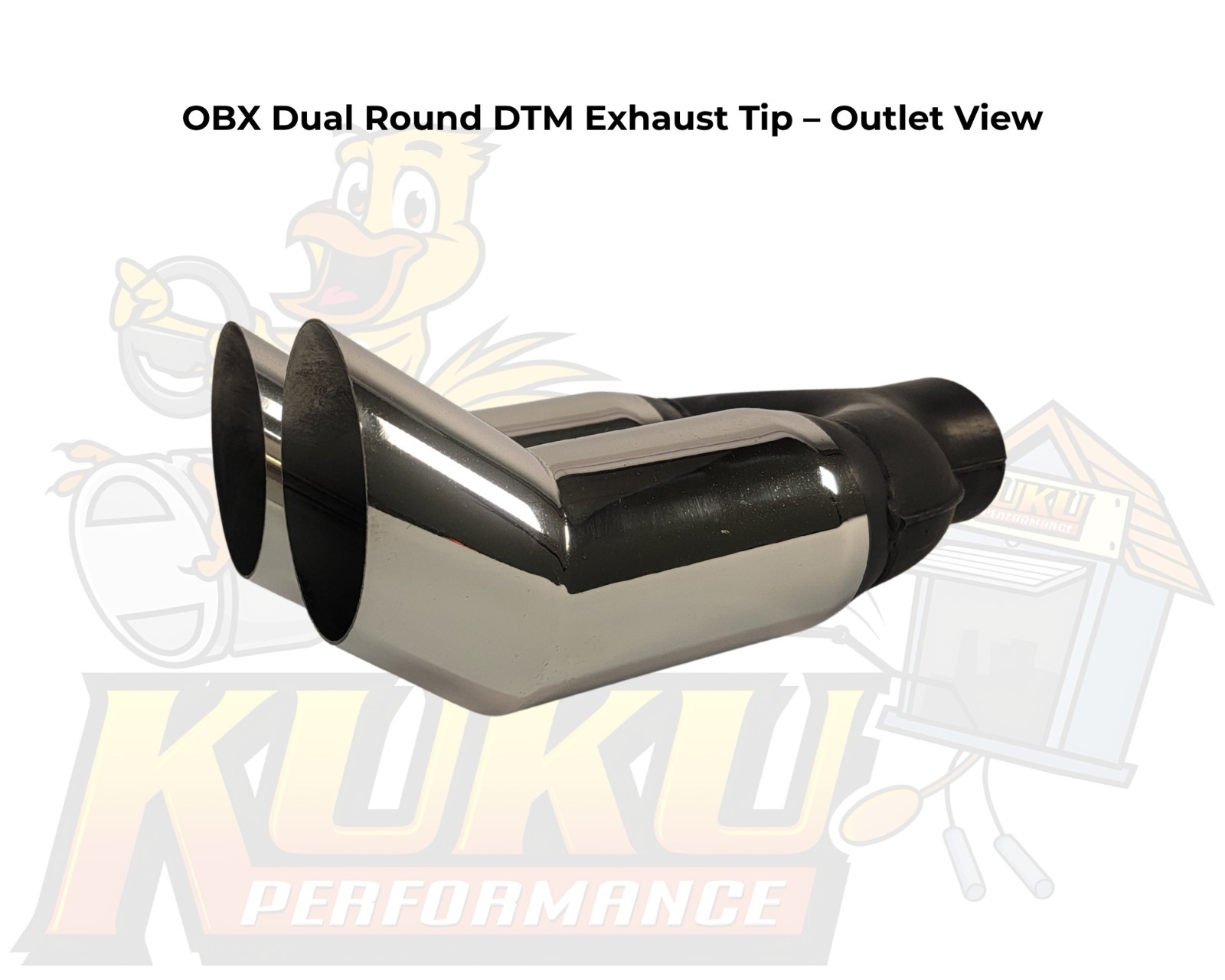 OBX Dual DTM Exhaust Tip 2.25