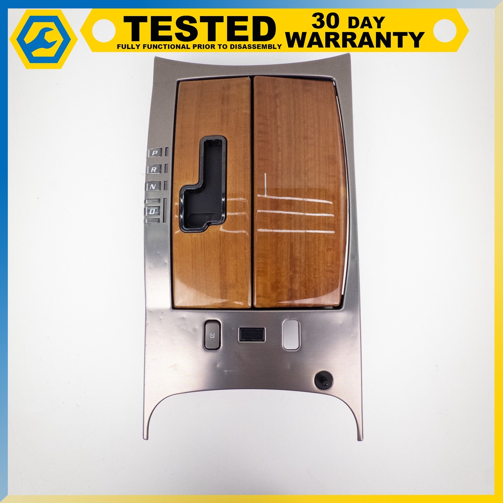 04-05 CADILLAC XLR CENTER CONSOLE CUP HOLDER SHIFT SHIFTER BEZEL TRIM SWITCH OEM