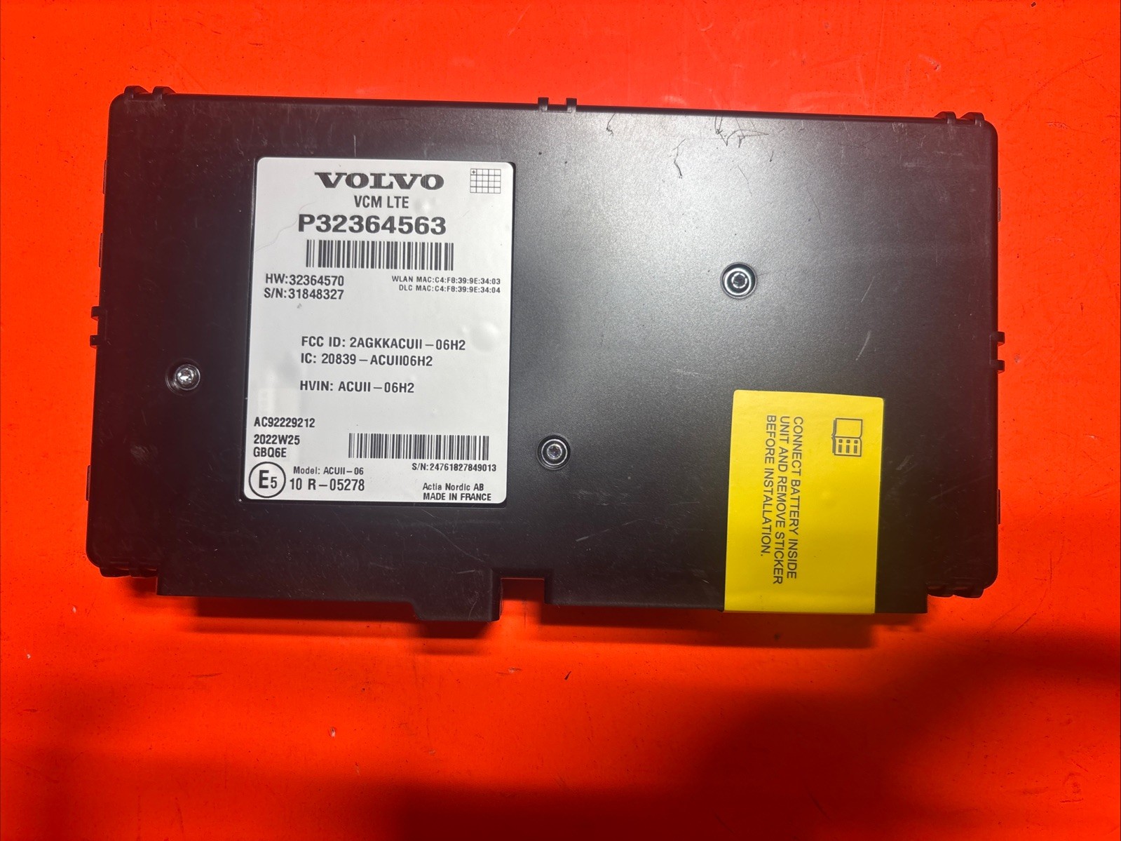 2019-2024 Volvo XC40 VCM Module R28 2019-2024 Volvo XC40 VCM Module R28