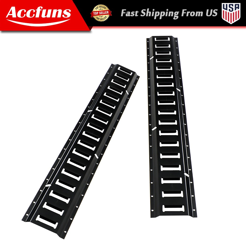 2 Pack E Track Tie Down Rail Kit Secure Cargo & Heavy Loads Up to 2,000 lbs