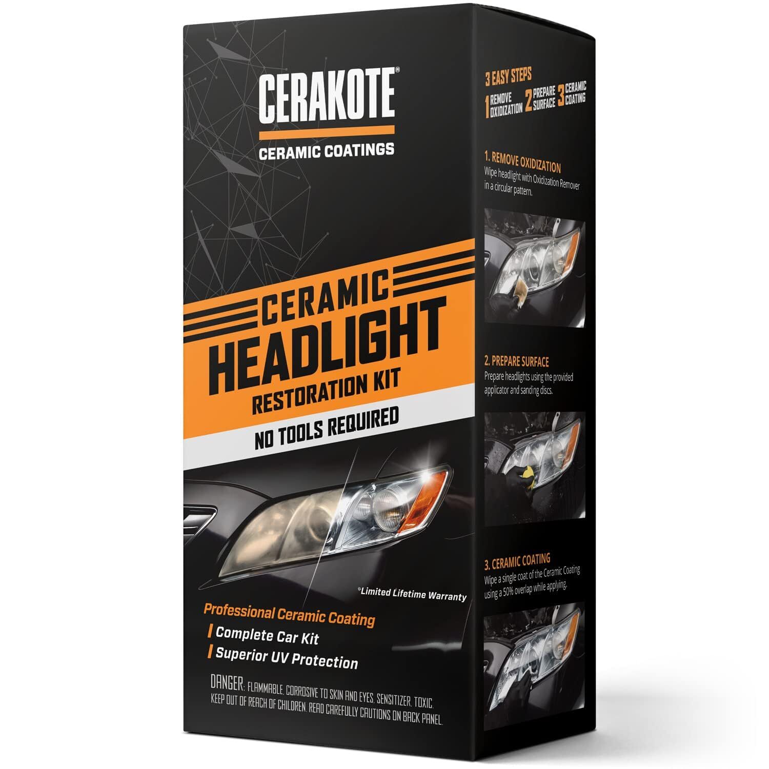 CERAKOTE® Ceramic Headlight Restoration Kit – Guaranteed To Last As Long A... CERAKOTE® Ceramic Headlight Restoration Kit – Guaranteed To Last As Long A...