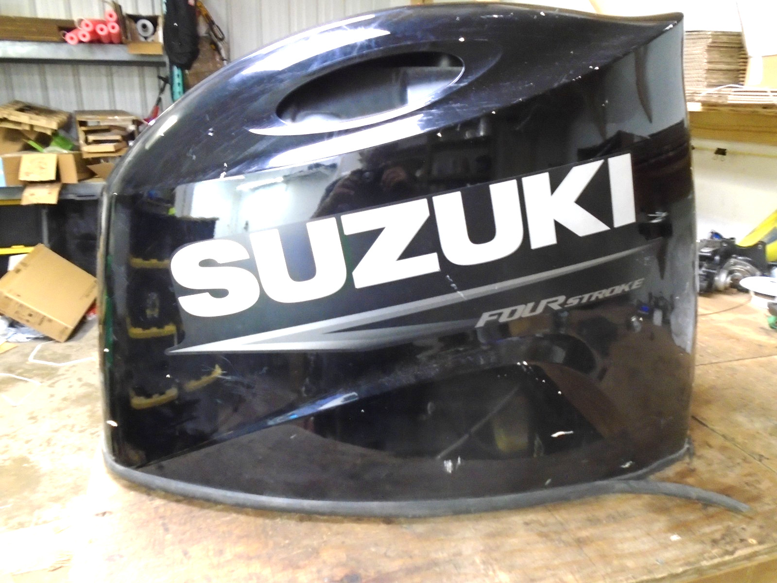 Engine Cover Set Cowling 61404-96812-YAY 2024 Suzuki Outboard DF150 Four 4Stroke