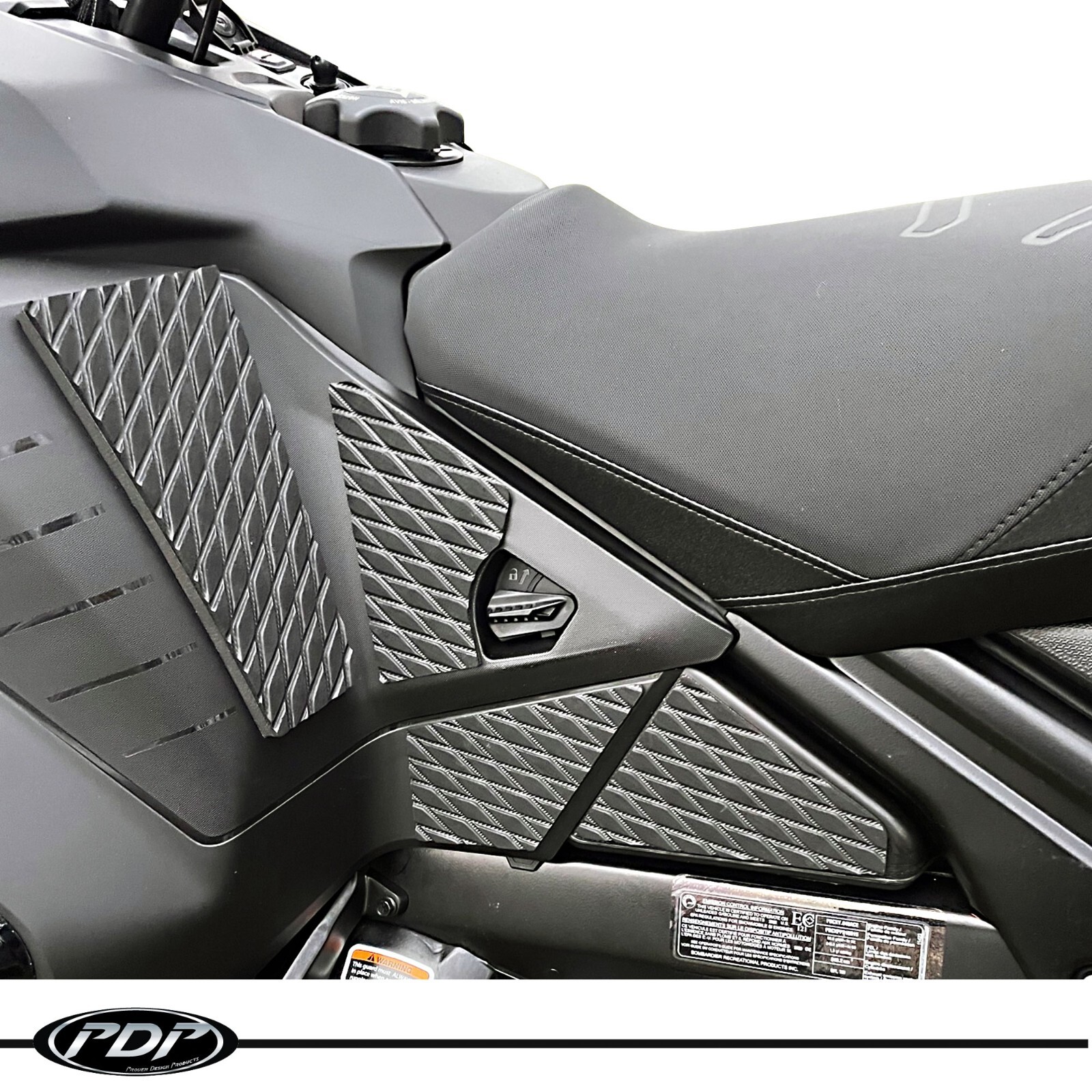 2023+ Ski-Doo 850 MXZ DIAMOND GRIP KNEEPAD KIT BLACK