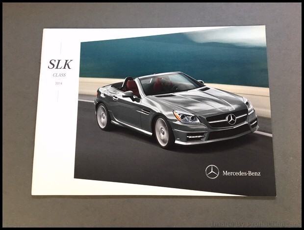 2014 Mercedes Benz SLK SLK250 SLK350 SLK55 AMG 24-page Sales Brochure Catalog