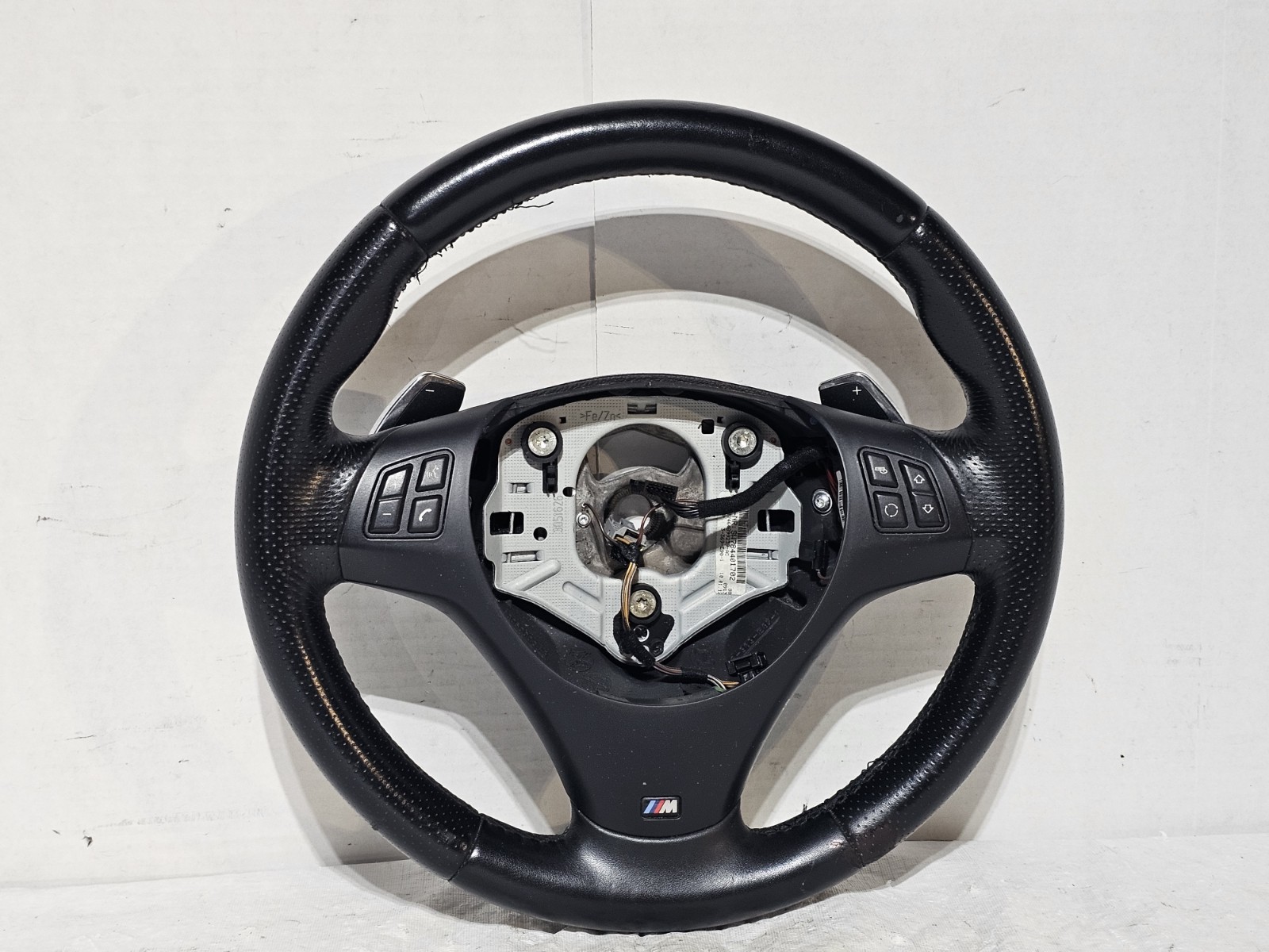 BMW E92 E88 335 Perforated Leather M Sport Steering Wheel Paddle Shifters OEM ✅ BMW E92 E88 335 Perforated Leather M Sport Steering Wheel Paddle Shifters OEM ✅