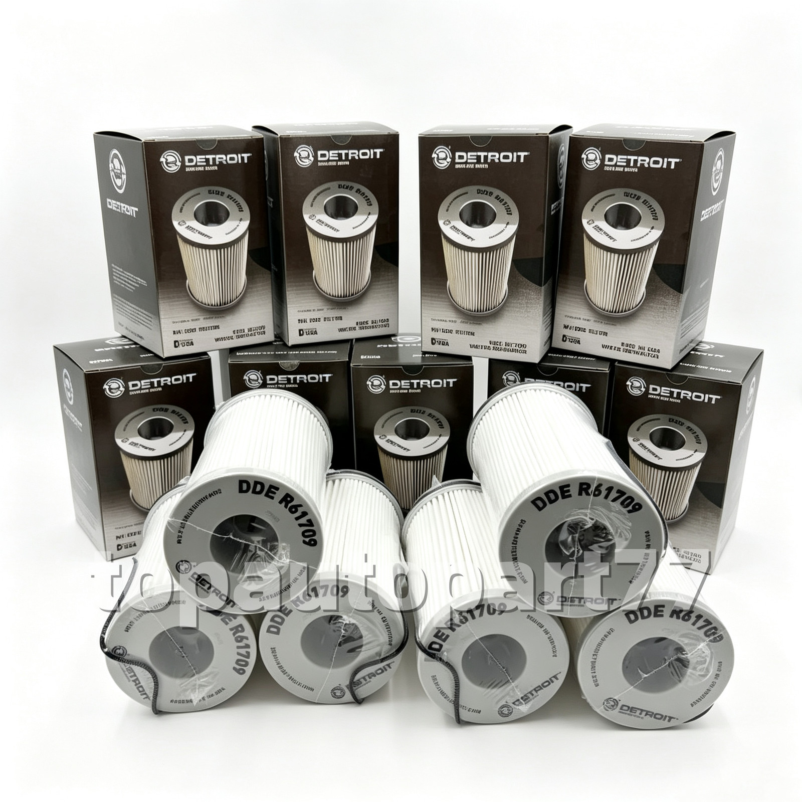 6PCS Brand New R61709 Detroit DDE-R61709 Fuel Water Separator Filter