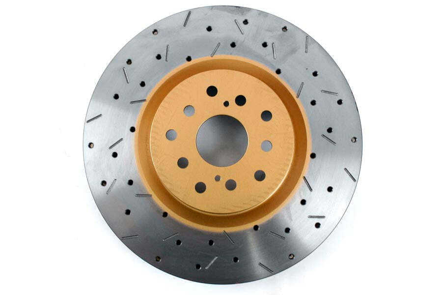 One DBA Front 4000 XS Drilled & Slotted Brake Rotor for 2004-2017 Subaru STI One DBA Front 4000 XS Drilled & Slotted Brake Rotor for 2004-2017 Subaru STI