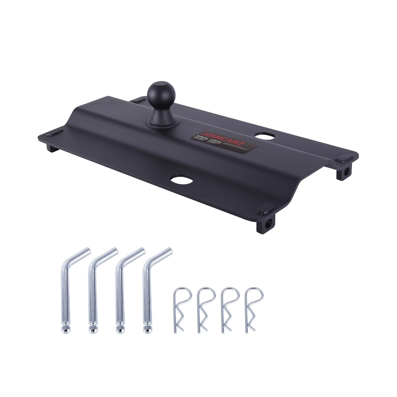 30,000 lbs Gooseneck Ball Plate Fit for 5th Wheel Rails, Gooseneck Adapter Hi...