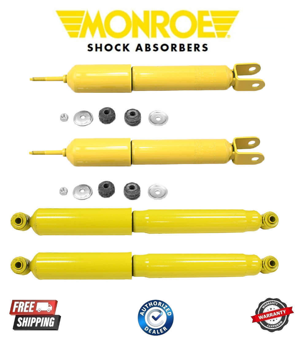 Monroe Gas-Magnum Front & Rear Shock Absorber Kit Set of 4 for Chevrolet GMC New Monroe Gas-Magnum Front & Rear Shock Absorber Kit Set of 4 for Chevrolet GMC New