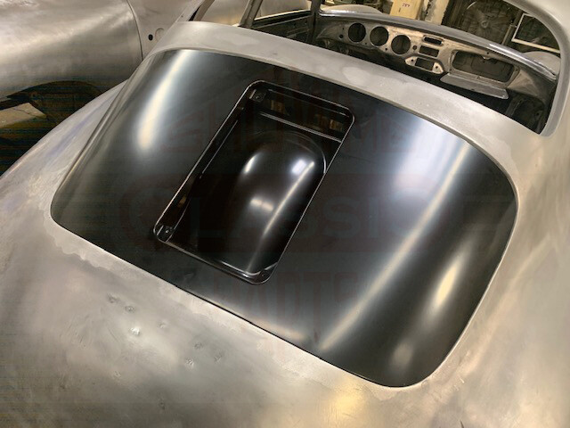 1955-1961 Porsche 356A and 356B T5 Coupe Complete Engine Deck Lid 64451200100