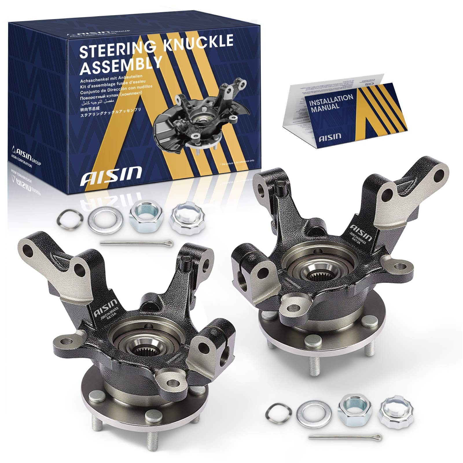 AISIN Qty(2) Rear Steering Knuckle Assembly for Dodge Caliber 2007-2012