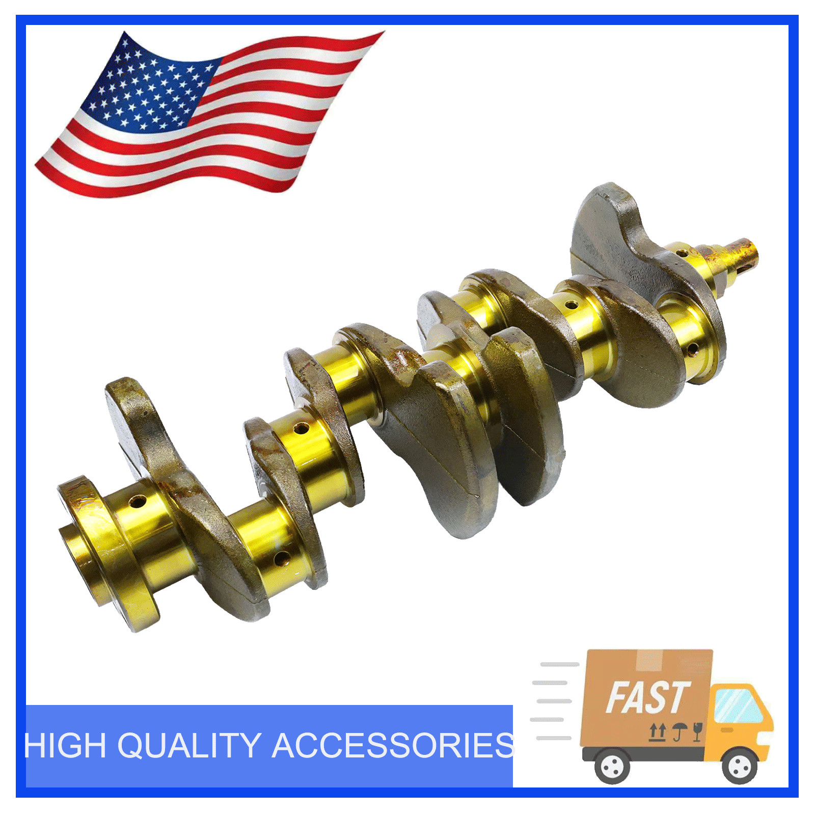 F2 Engine Crankshaft  F20111301B For Mazda B2200 SOHC 4 Cylinder Motor 87-93