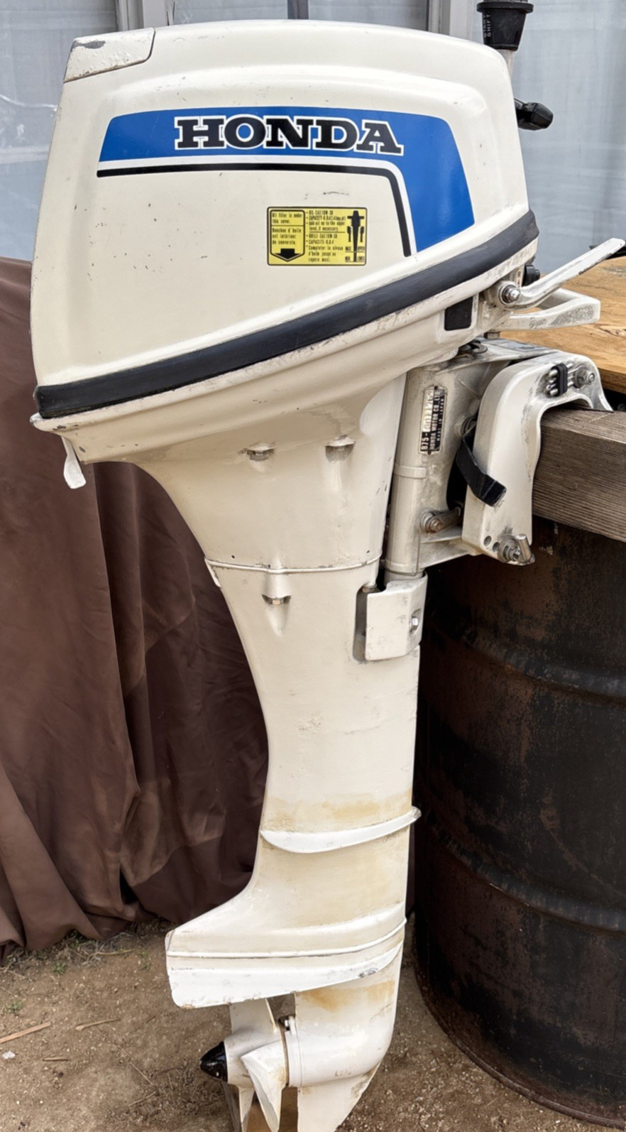 Honda B75 7.5hp 4 Stroke Outboard Engine - Read