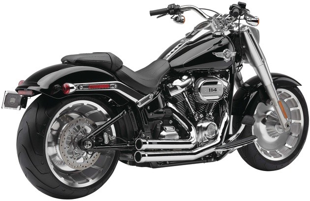 Cobra Speedster Short 909 Exhaust System Chrome #6715 Harley Davidson