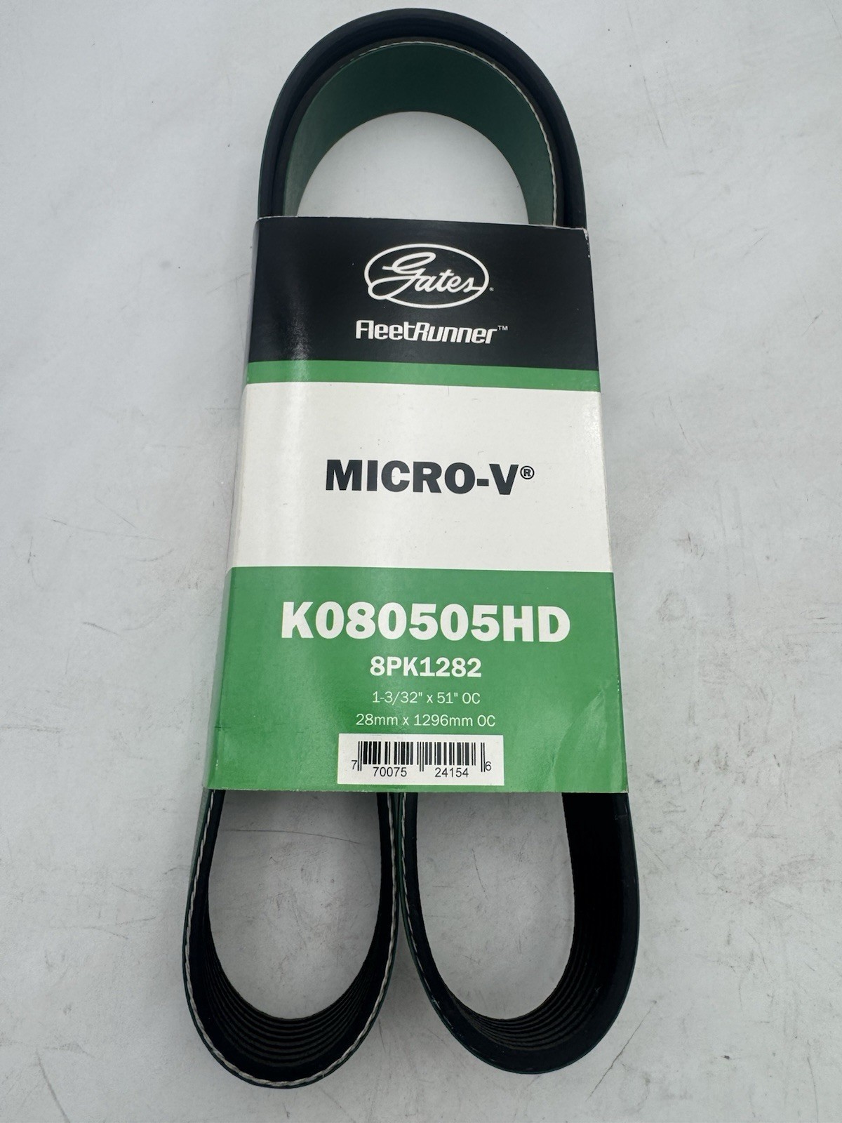 Serpentine Belt-Fleetrunner Heavy Duty Micro-V Belt Gates K080505HD Serpentine Belt-Fleetrunner Heavy Duty Micro-V Belt Gates K080505HD