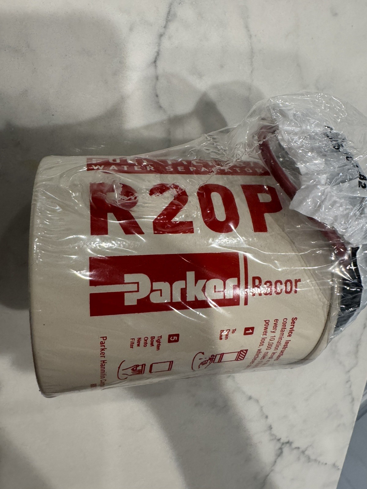 NEW - Parker Racor R20P Fuel Filter/Water Separator -230 Series 30 Micron NEW - Parker Racor R20P Fuel Filter/Water Separator -230 Series 30 Micron