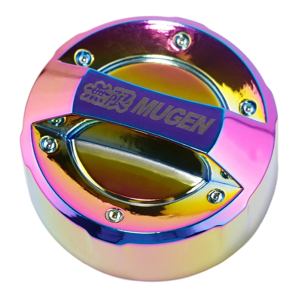 NEW Mugen Power Racing Gas Fuel Cap Cover RSX INTEGRA CIVIC NSX S2000 neo chrome