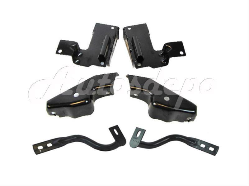 For 2003-2007 SILVERADO 1500 CREW CAB 2500HD 3500 FRONT BUMPER BRACE BRACKET SET
