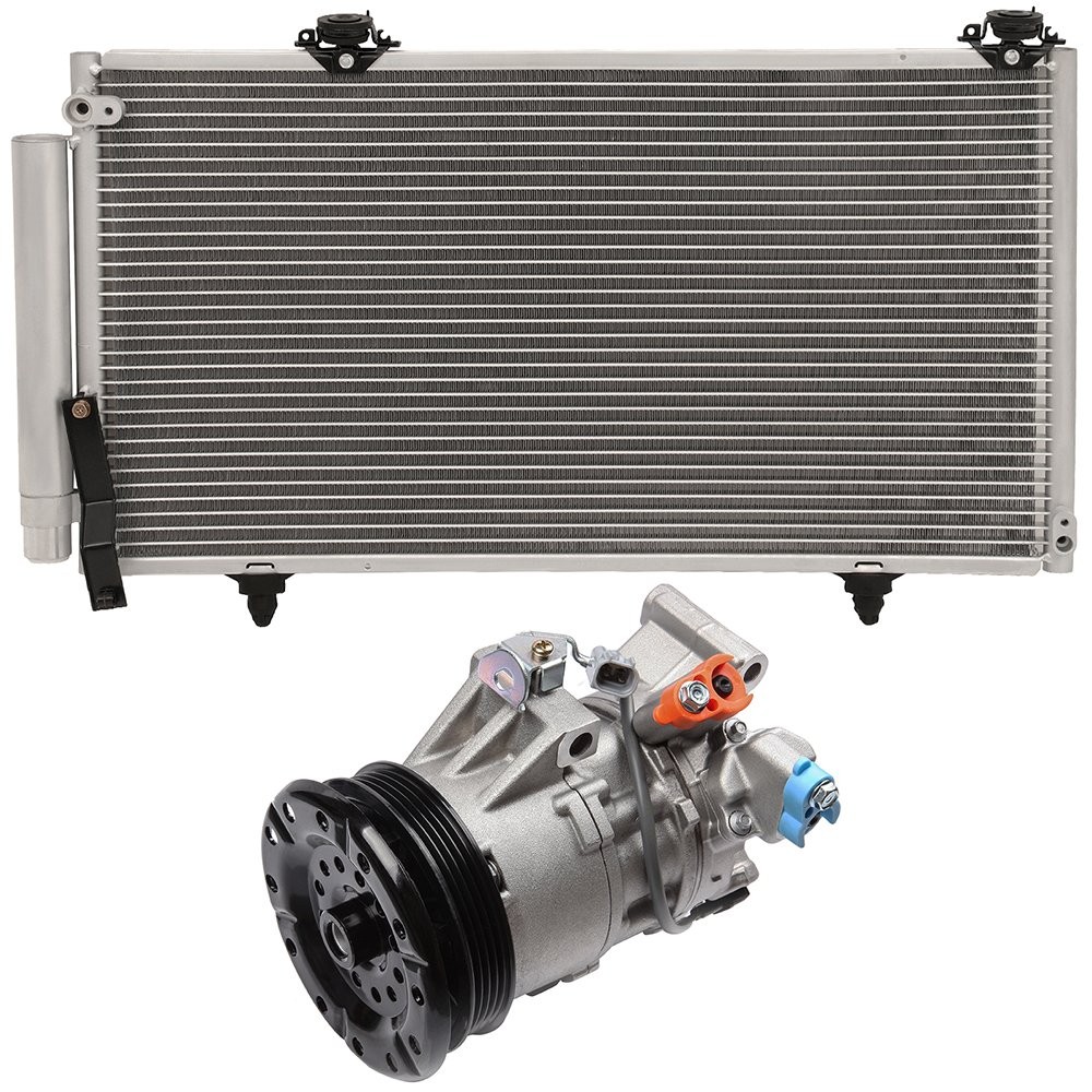 1 x Aluminum Core AC Compressor + 1 x AC Condenser For 2005-2006 Scion xB 1 x Aluminum Core AC Compressor + 1 x AC Condenser For 2005-2006 Scion xB