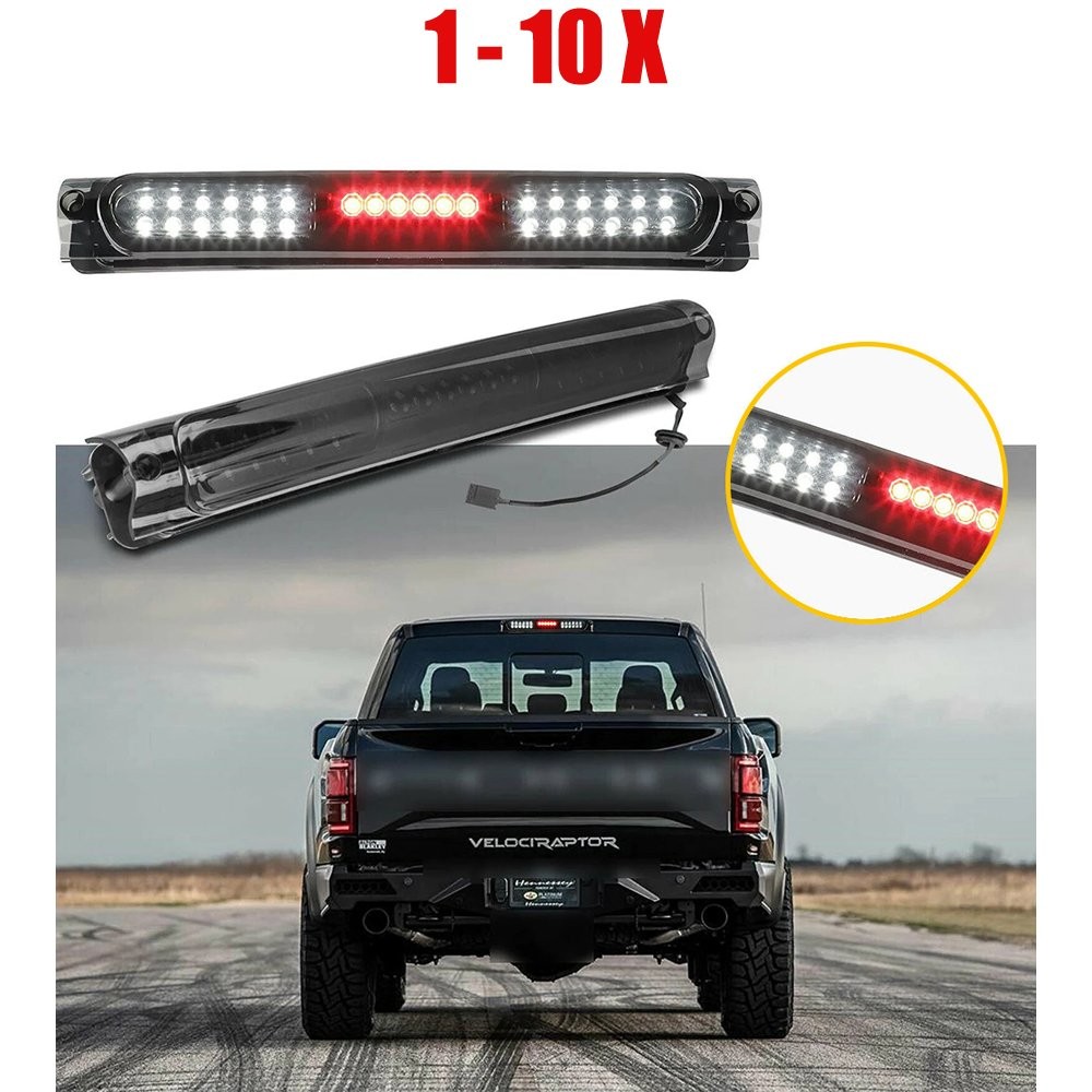 1-10X For 97-2004 F150 F-150 Ford Black LED 3RD Third Brake Stop Tail Light Lamp