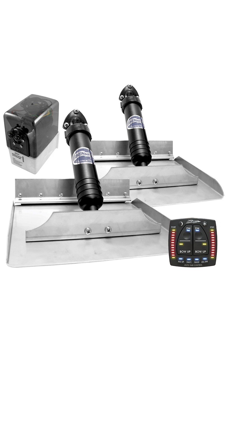 Bennett Trim Tab System Setup New Open Box Very Nice Bennett Trim Tab System Setup New Open Box Very Nice