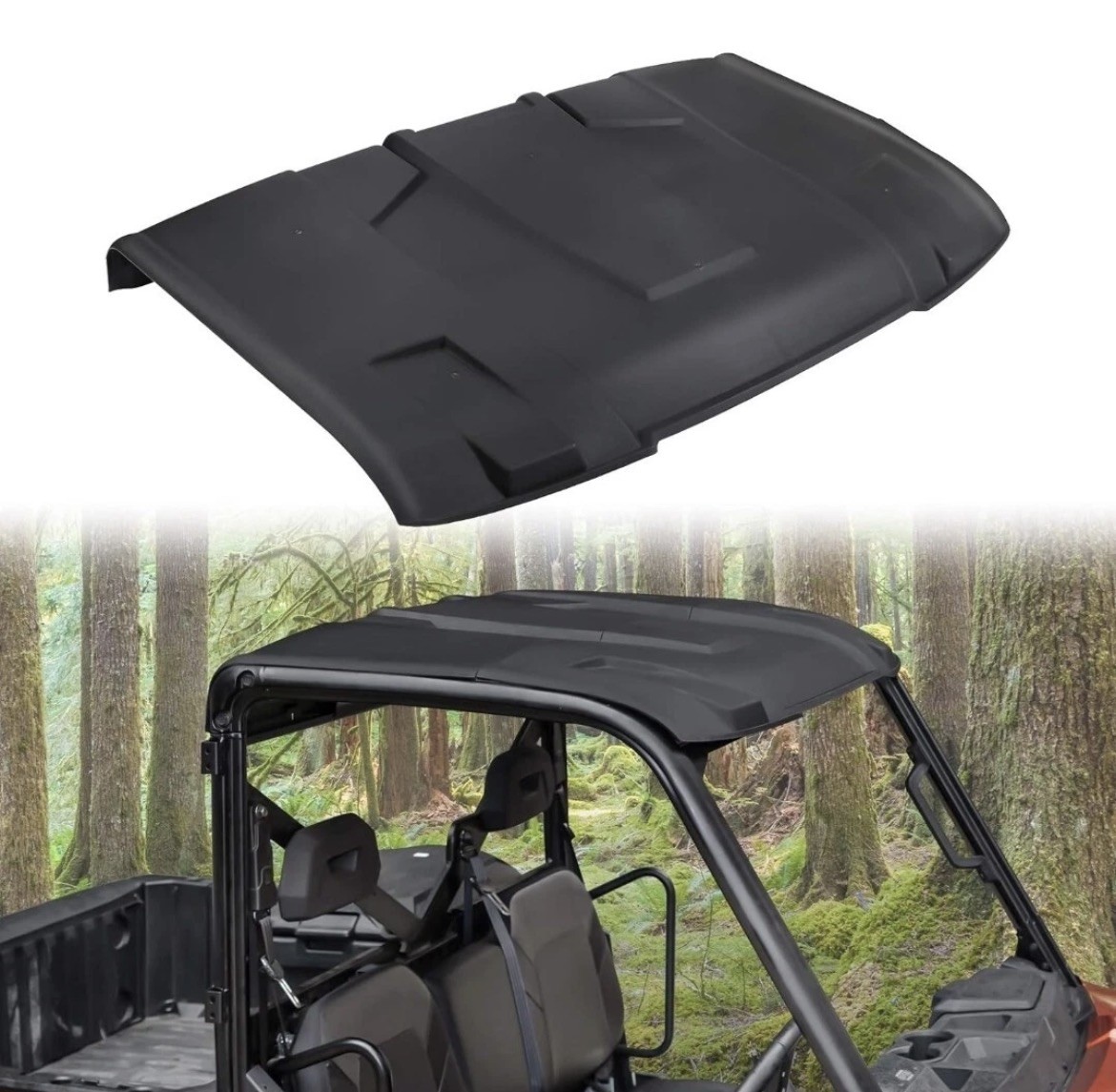 KEMIMOTO UTV 3-Seat Sport Hard Roof for Polaris Ranger XP 1000 XP 900 2017-2024