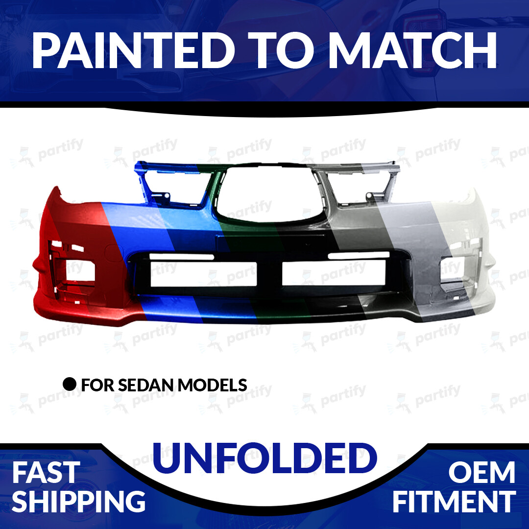 NEW Painted To Match 2006-2007 Subaru Impreza Sedan/WRX Unfolded Front NEW Painted To Match 2006-2007 Subaru Impreza Sedan/WRX Unfolded Front