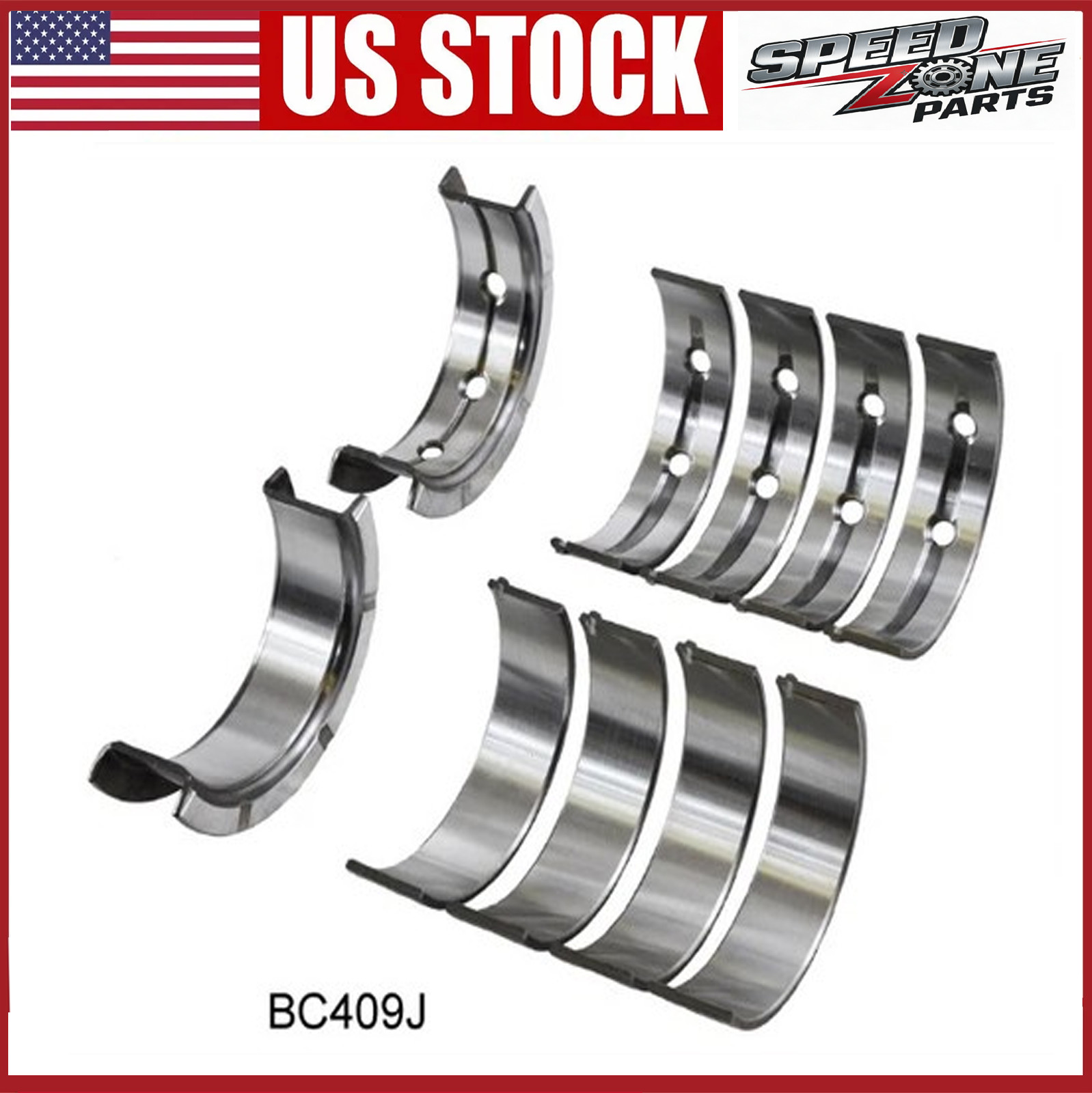 For Chevrolet Gen III IV LS 4.8 5.3 6.0 6.2 Stock Crank Main & Rod Bearings Set