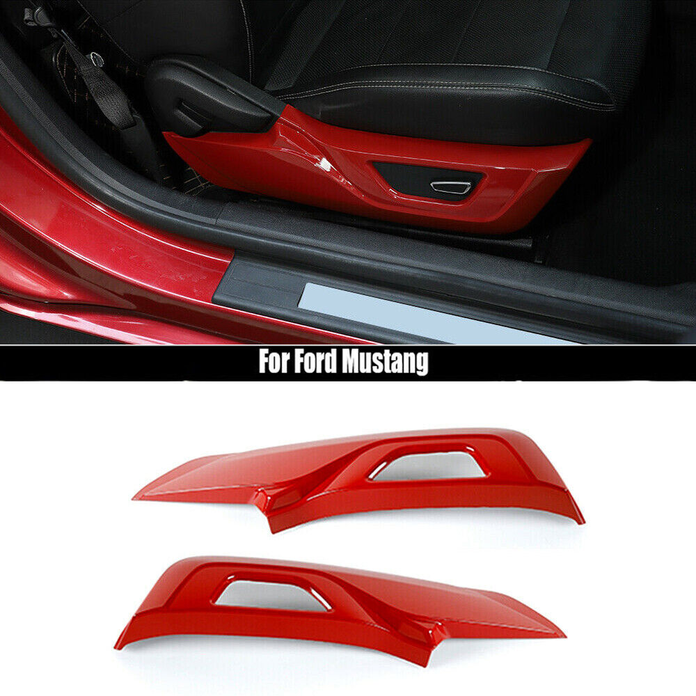 Red Full Set Interior Cover Trim Whole Kits for Ford Mustang 2015+ Accessories