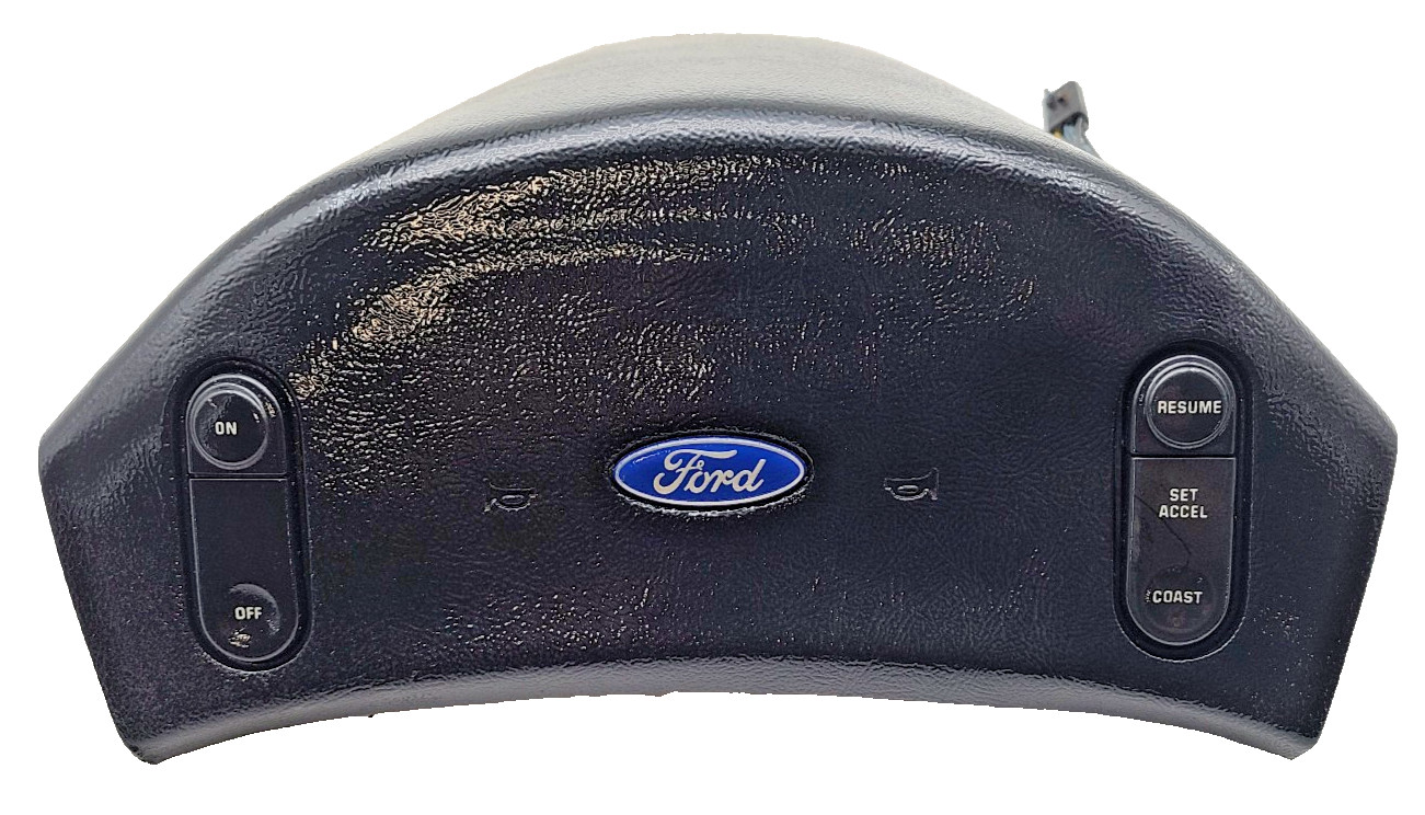 REMAN 1992-1996 Ford F150 / F250 Super Duty Steering Wheel Horn Pad w Cruise NAB
