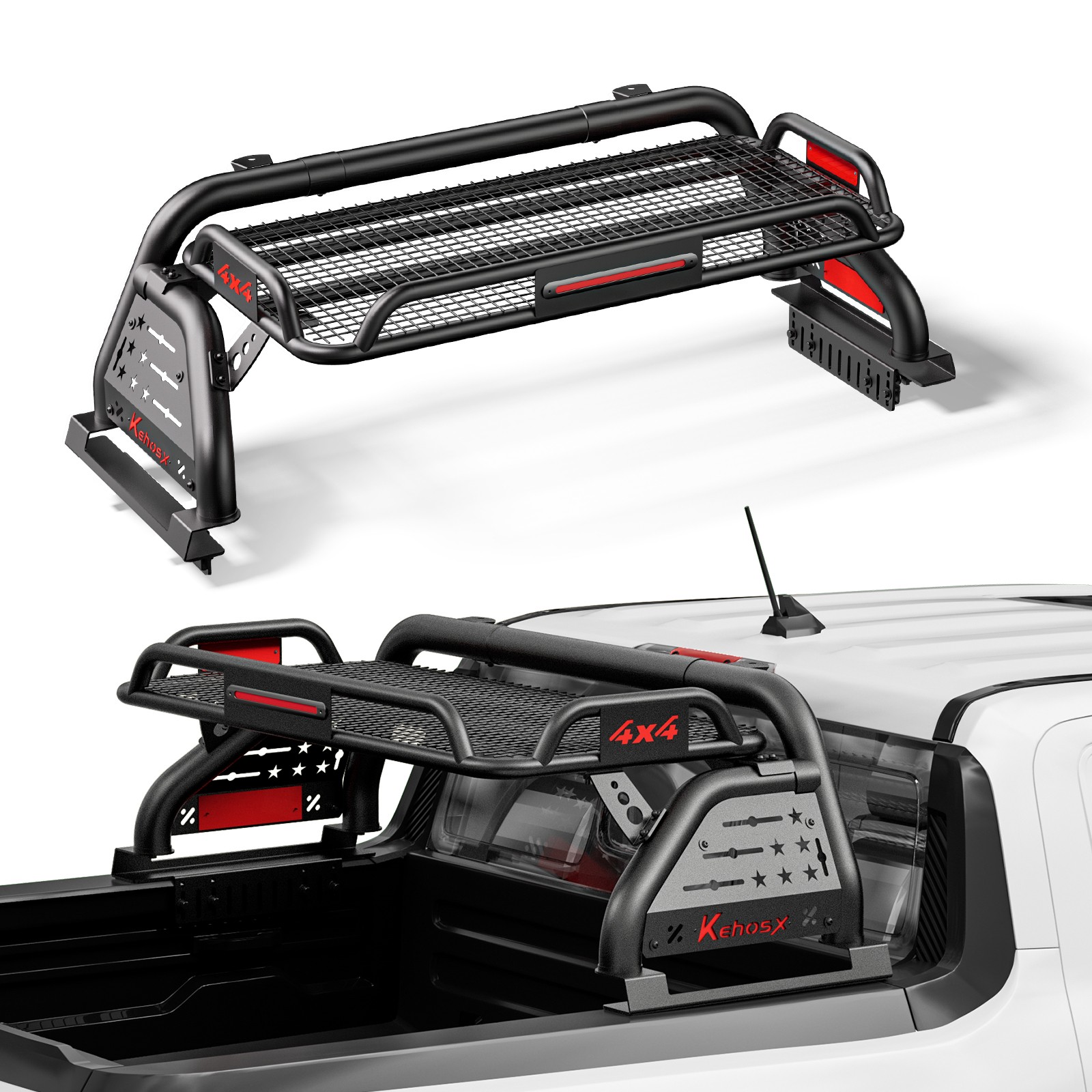 For Chevy Colorado 2015-2026 Adjustable Sport Bar Truck Bed Chase Rack Roll Bar