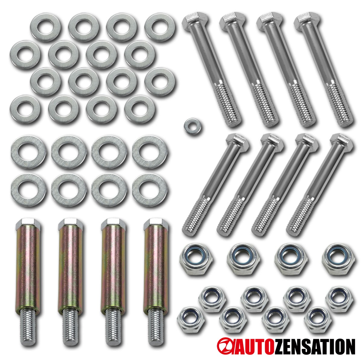 Fit 1979-2004 Ford Mustang Lower Upper Control Arm Mounting Hardware Bolts Nuts