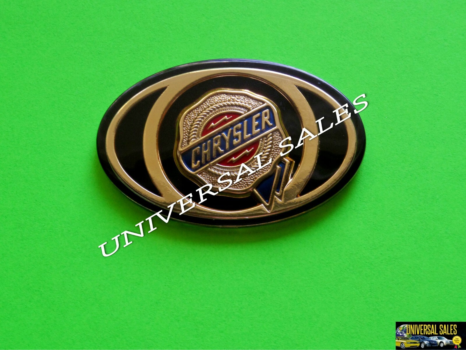 GENUINE CHRYSLER 300 T&C CROSSFIRE OVAL EMBLEM BADGE LOGO WING GRILLE MOPAR NEW