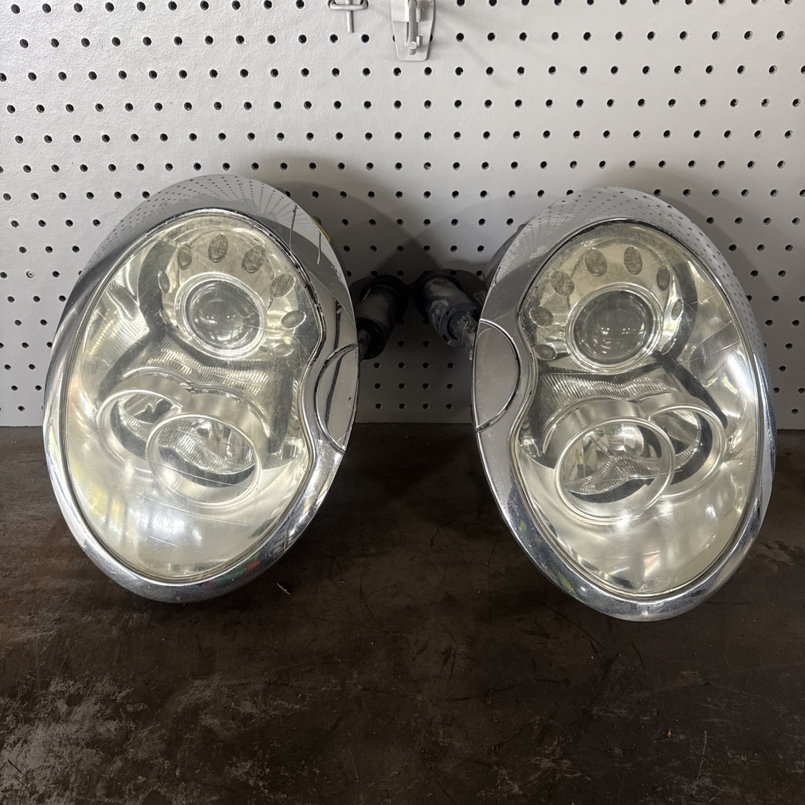 2005-2008 Mini Cooper R52 R53 Xenon Headlight Set Genuine OEM Complete Tested