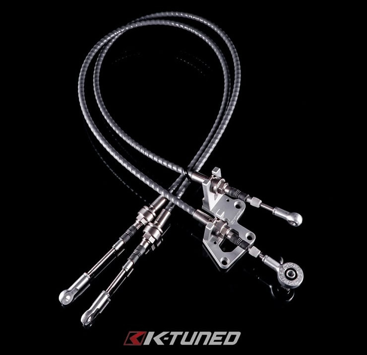 K-Tuned Race-Spec Shifter Cable & Trans Bracket Set 02-06 Acura RSX DC5 K-Swap