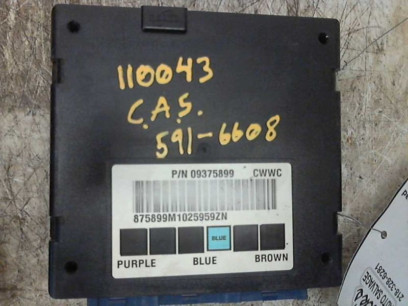 Chassis ECM Body Control BCM Left Hand Dash Fits 01 SIERRA 1500 PICKUP 93080