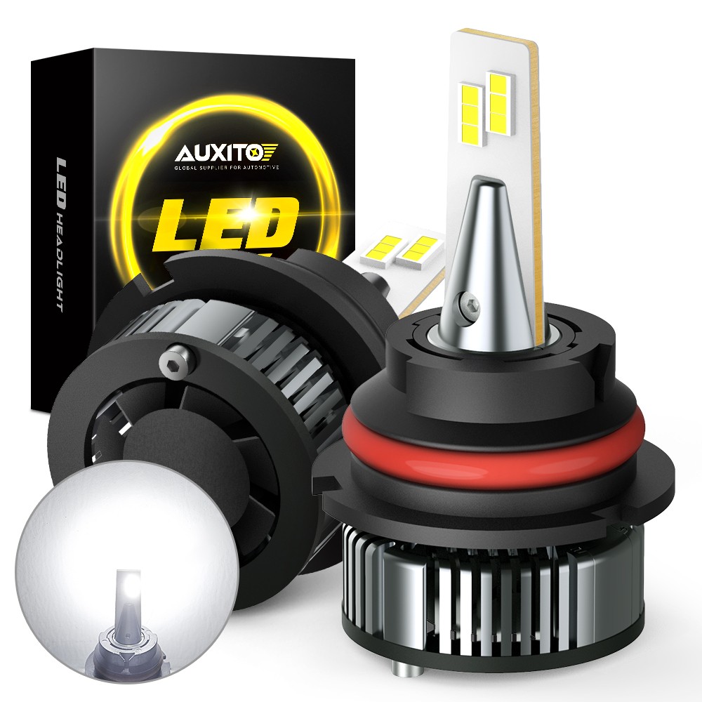 AUXITO 9007/HB5 LED Headlight Bulbs Kit 6500K Cool White High Low Beam Light