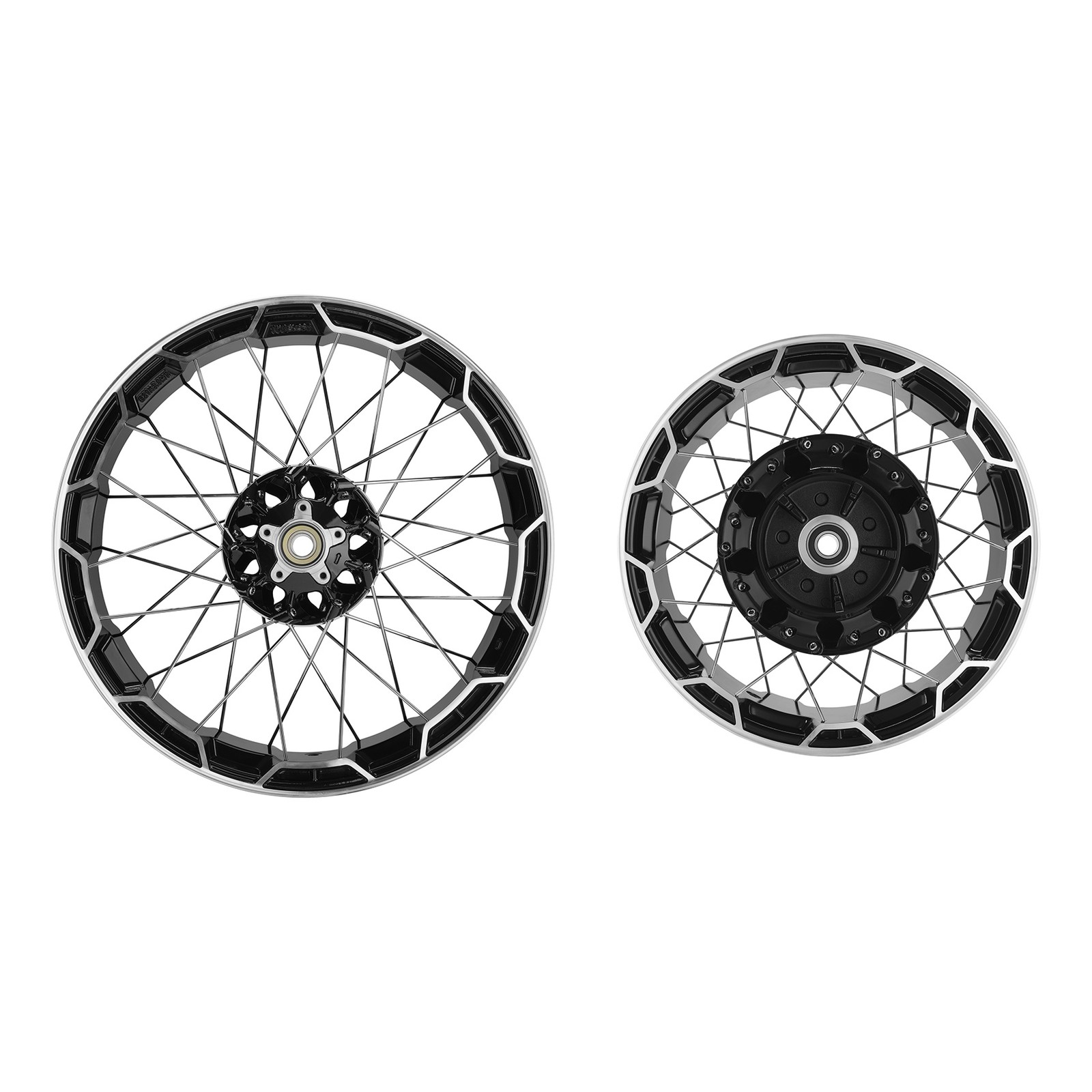 21'' Front 18''Rear Spoke Wheel Rim For Harley CVO Street Glide FLHXSE ABS 23-Up