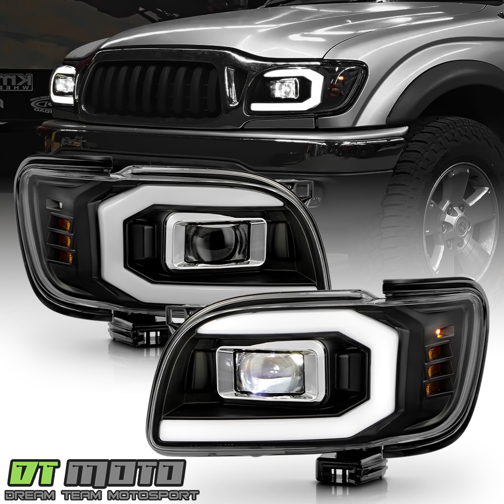 For 2001-2004 Toyota Tacoma Upgrade Full LED Tube Projector Headlights Headlamps For 2001-2004 Toyota Tacoma Upgrade Full LED Tube Projector Headlights Headlamps