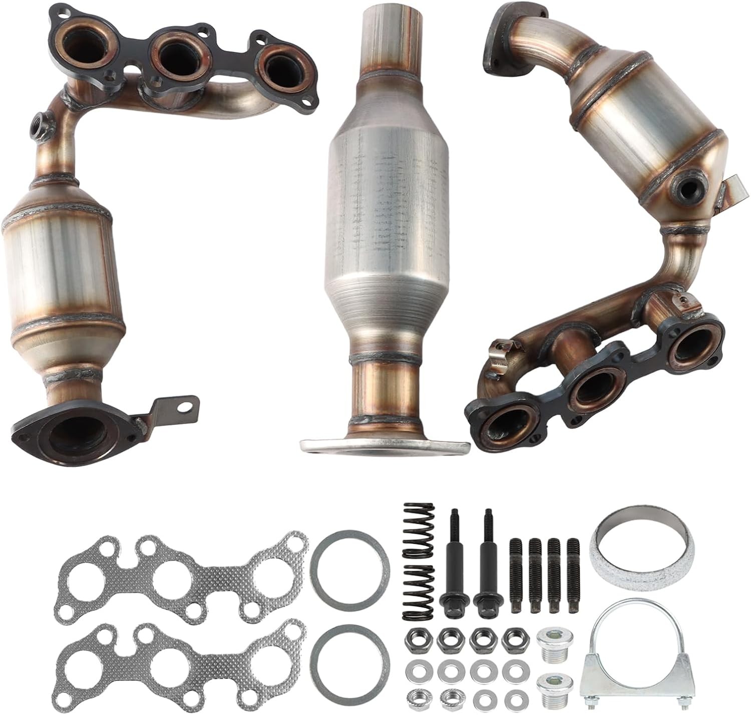 3x Catalytic Converter 2004-2006 For Toyota Sienna 3.3L Bank 1&2&Rear FWD ONLY