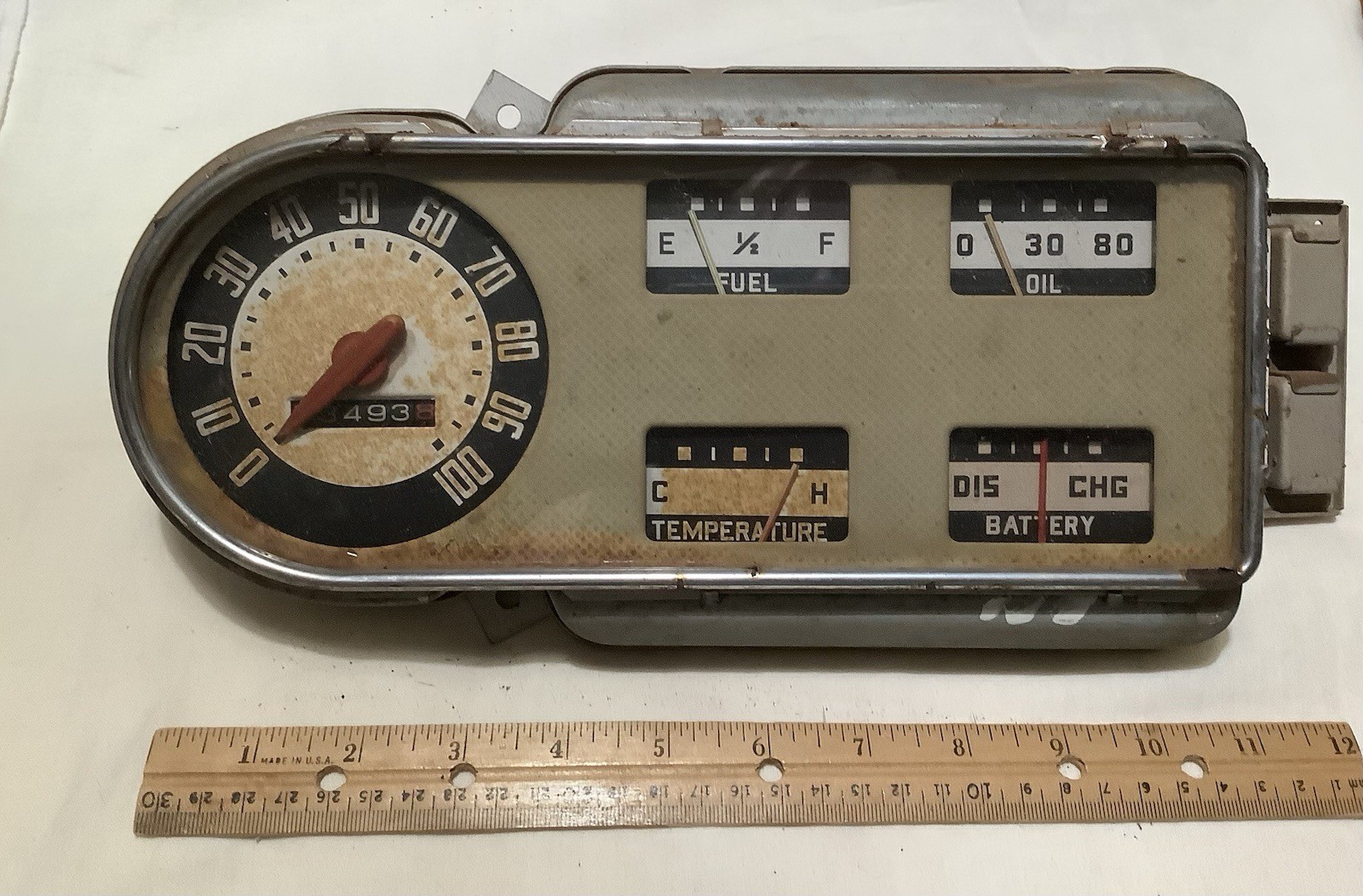 Ford F1 Gauges Speedometer Cluster 1948 1949 1950 Pickup Truck Ford F1 Gauges Speedometer Cluster 1948 1949 1950 Pickup Truck