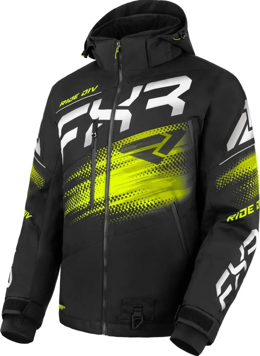 FXR Men's 2024 Boost FX 2-in-1 Snowmobile Jacket Black/Hi-Vis Size Medium FXR Men's 2024 Boost FX 2-in-1 Snowmobile Jacket Black/Hi-Vis Size Medium