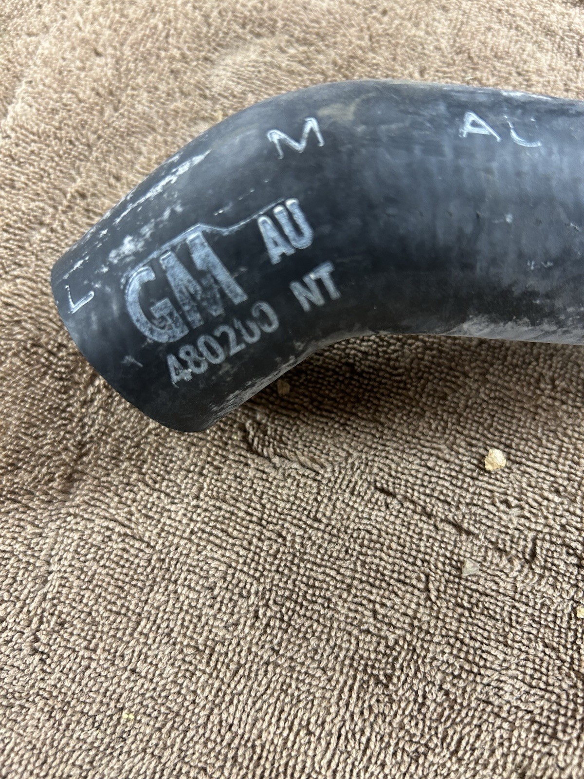 Gm Nos Lower Radiator Hose 480200 Gm Nos Lower Radiator Hose 480200