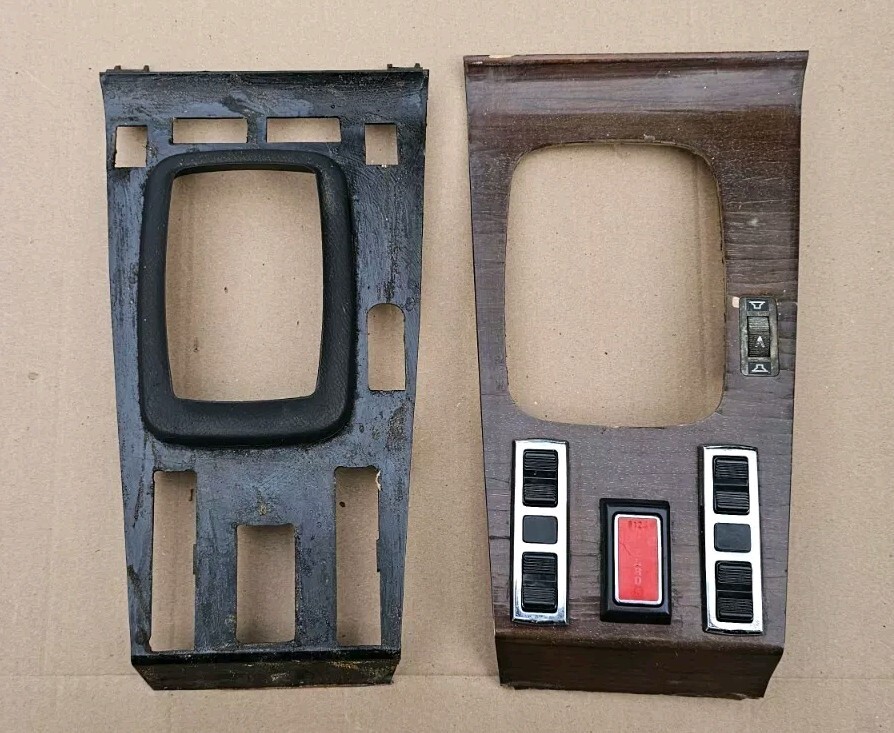 1973 1980 Mercedes W116 Zebrano Wood Shifter Bezel 450SE 450sel 6.9 1973 1980 Mercedes W116 Zebrano Wood Shifter Bezel 450SE 450sel 6.9