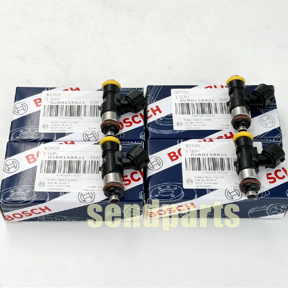4PCS High Impedance Fuel Injectors 0280158821 For Bosch 210lb 2200cc EV14 NEW 4PCS High Impedance Fuel Injectors 0280158821 For Bosch 210lb 2200cc EV14 NEW