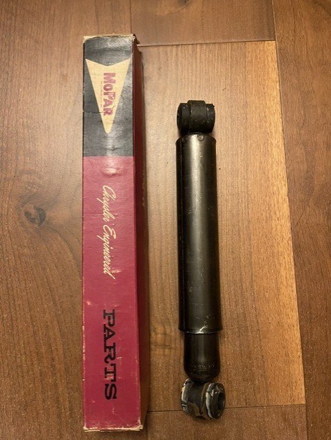 NOS MOPAR REAR SHOCK ABSORBER CHRYSLER PLYMOUTH DODGE 1960 - 1976 2240317 NIB