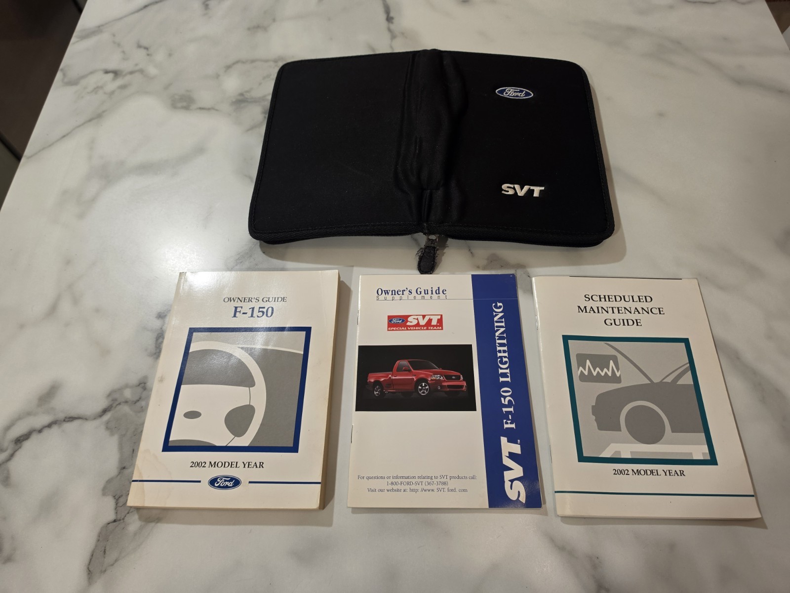 2002 Ford SVT Lightning Owners Manual Guide Book 02 SVT F150 Lightning Booklet